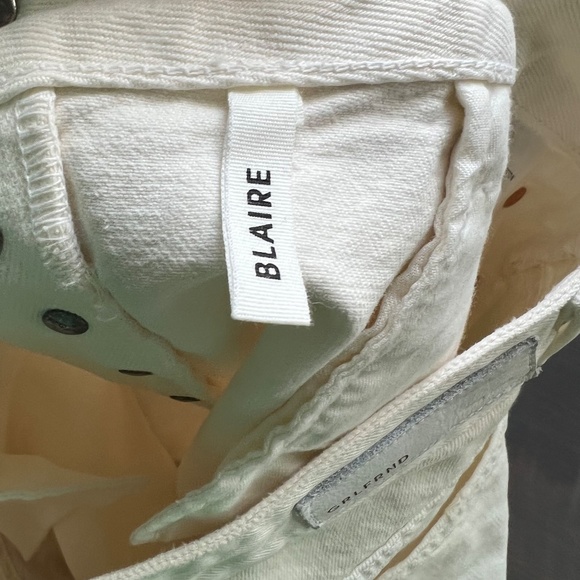 GRLFRND‎ Blare White Jean Skirt, Larchmont Ivory, 30 - Picture 11 of 13